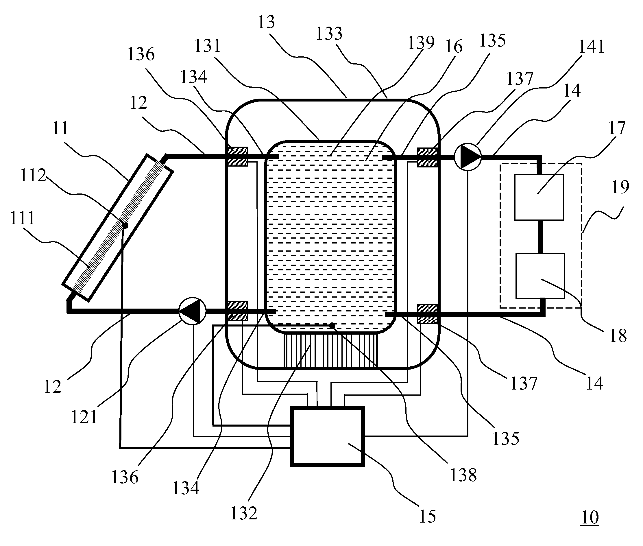 Solar energy collecting and storing system