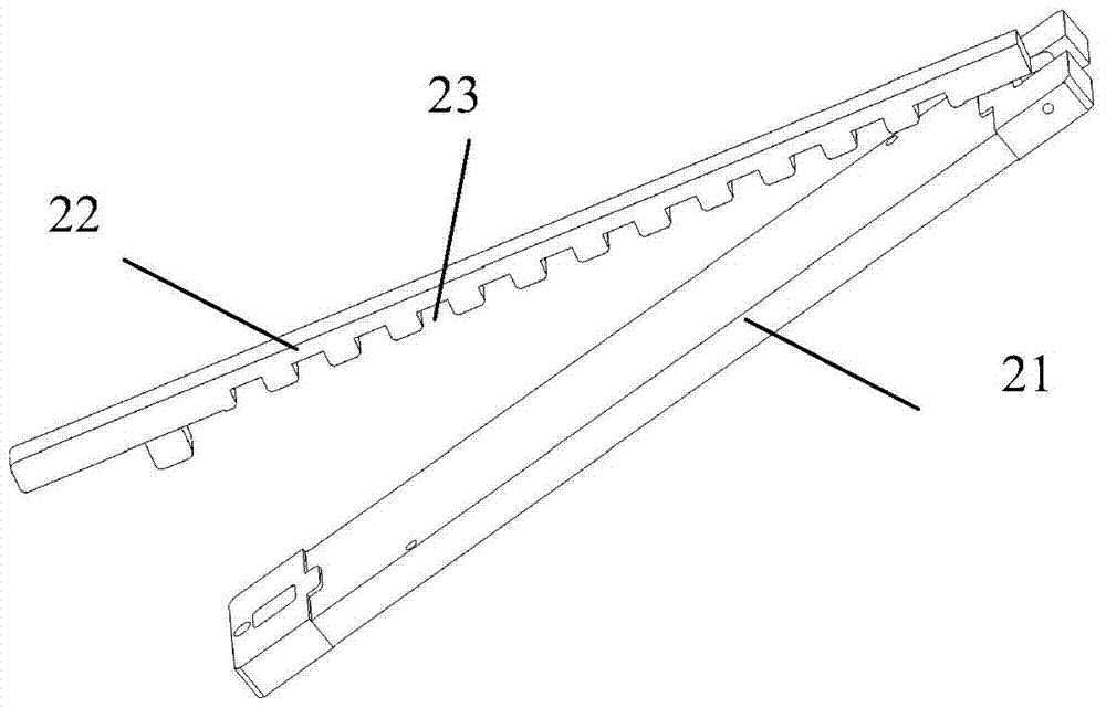 A device for removing inductance wire tails and its application method