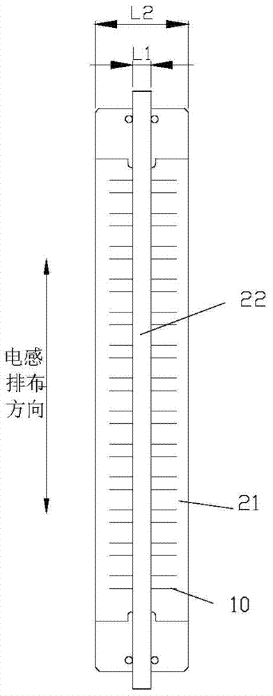 A device for removing inductance wire tails and its application method