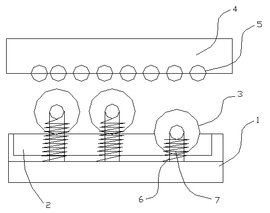 Glue rolling device for paperboard