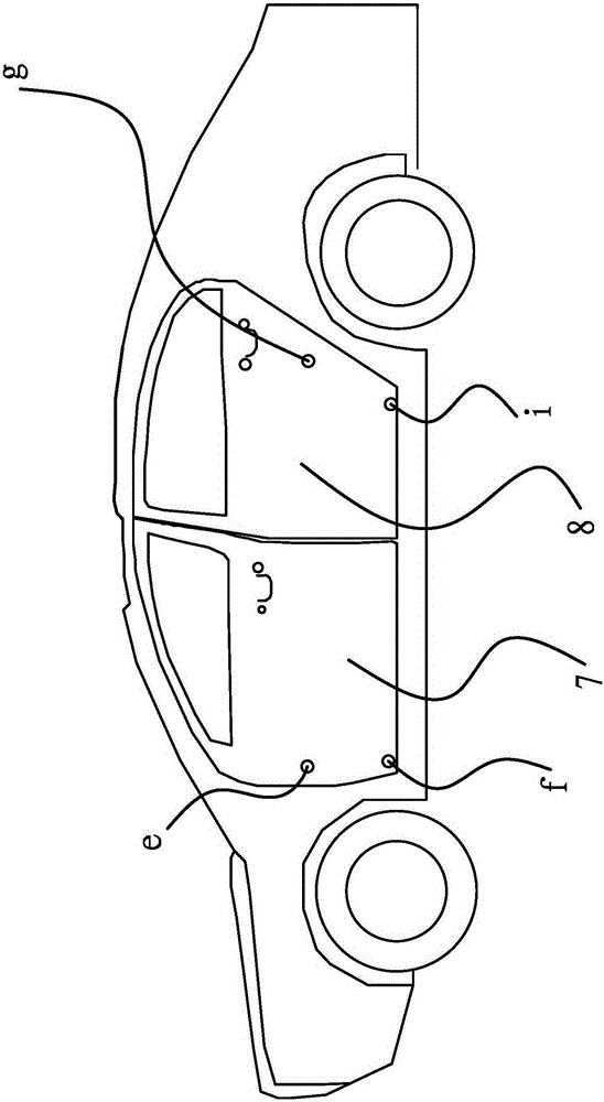 Automatic window opening device for car falling into water and control method