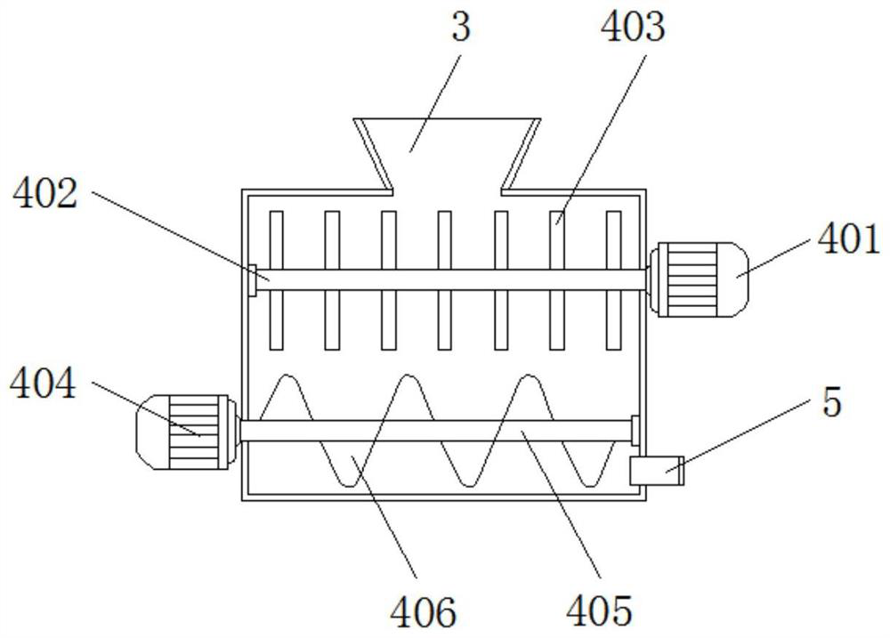 Mixing and filling device for face cream processing