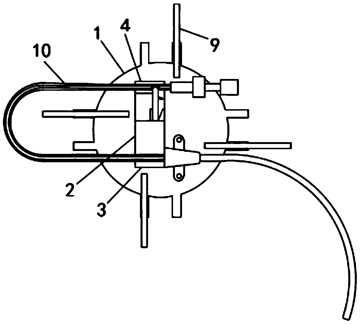 Venous catheter fixing device