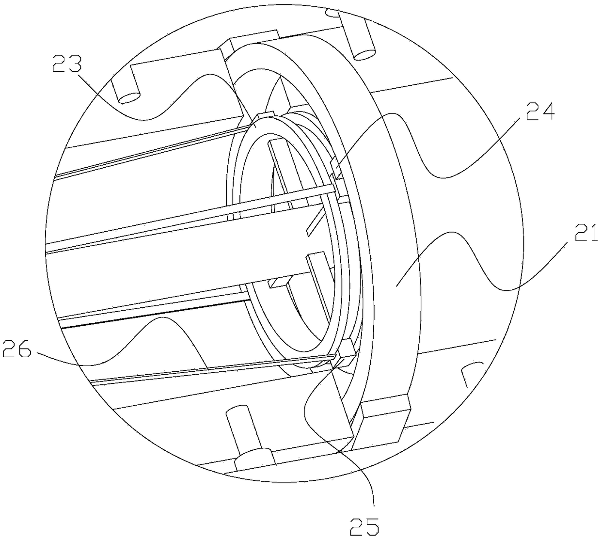 Plastic pipe welding device