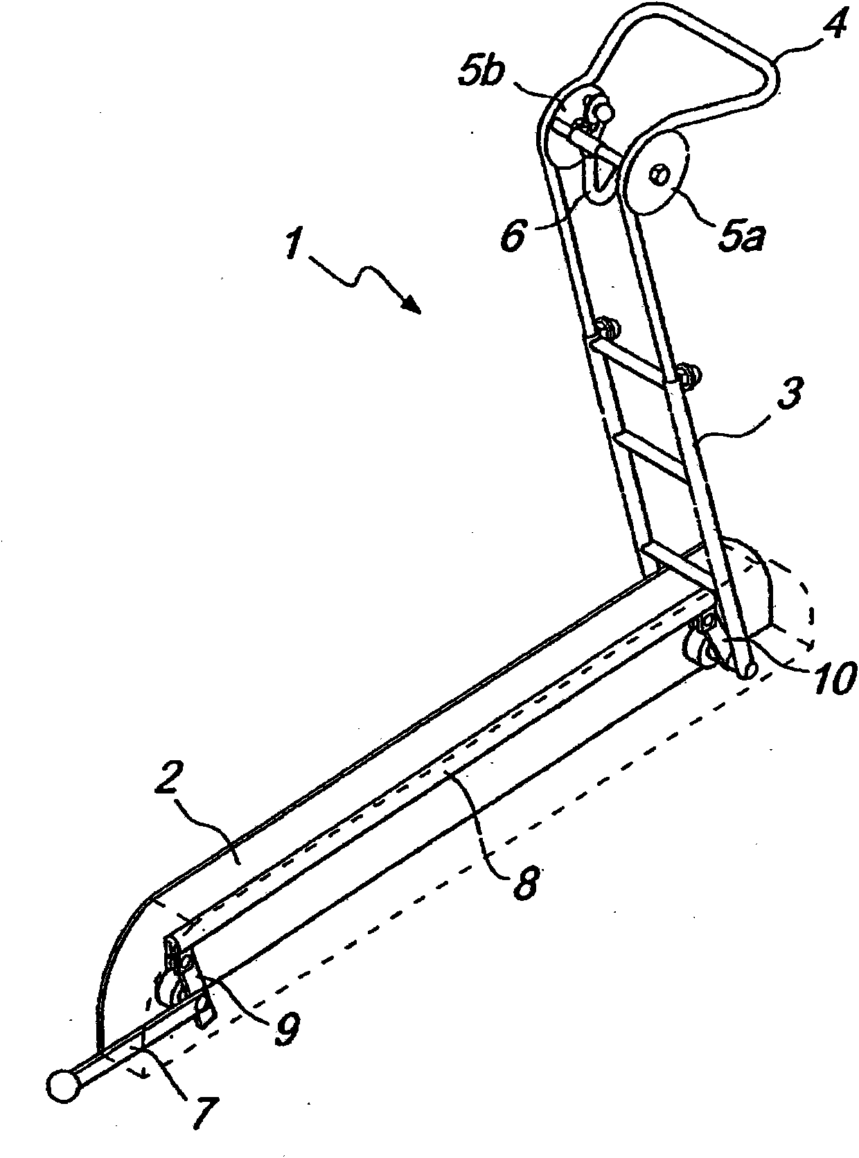 Baggage holder particularly for bicycles and motorized bicycles