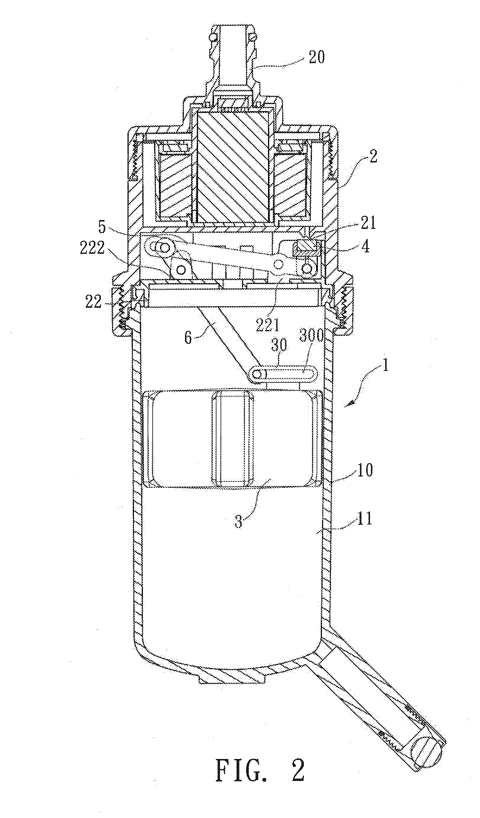 Auto water replenishing mechanism of the pet drinking fountain