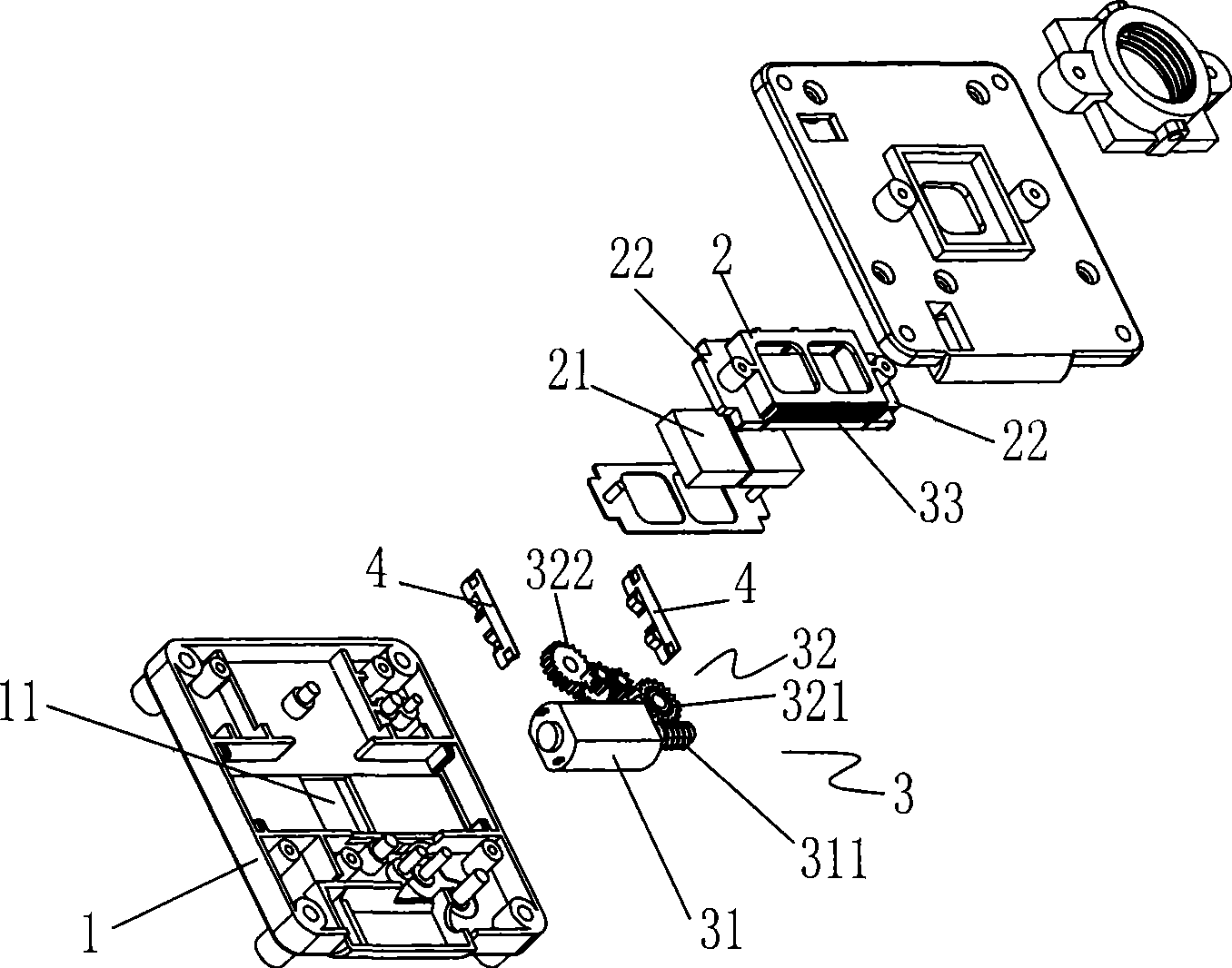 Automatic switching device for optical filter of camera head