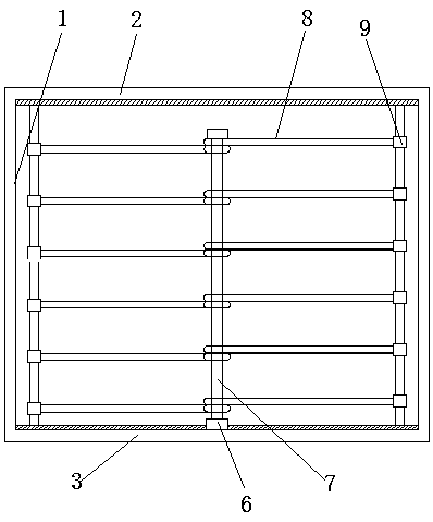 Rotating and opening three-dimensional planting frame for ecological agriculture