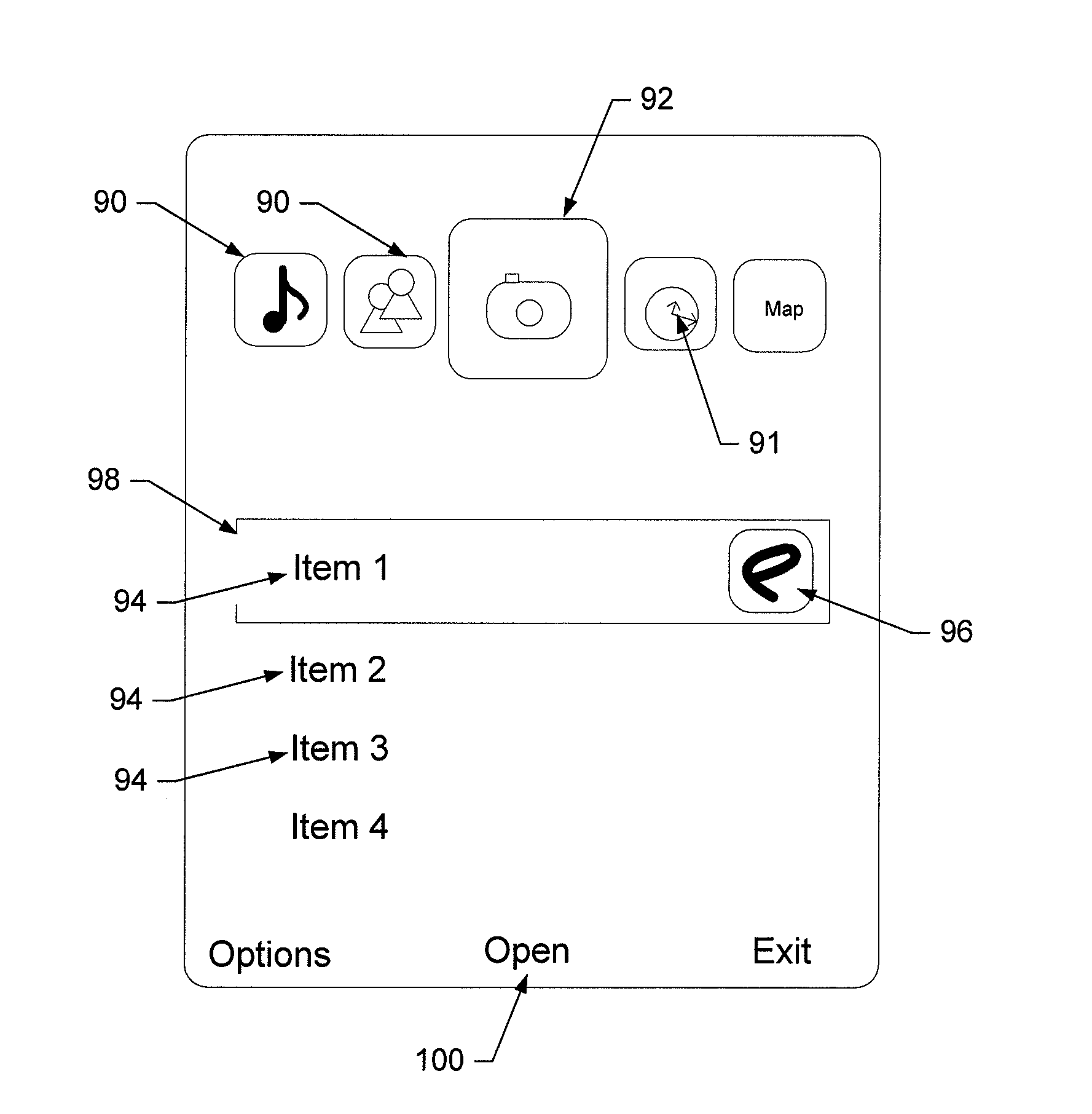 Method, apparatus and computer program product for providing an improved user interface
