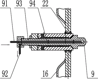 Vertical type pressurizing roasting pot