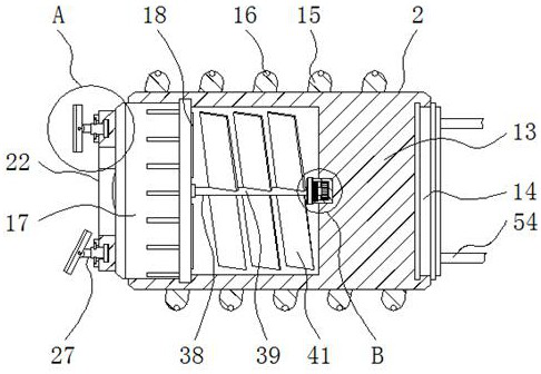 A mechanical double-knife cutting device with a horizontal spiral feed track