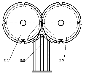 Whole-stalk hemp fiber peeling device