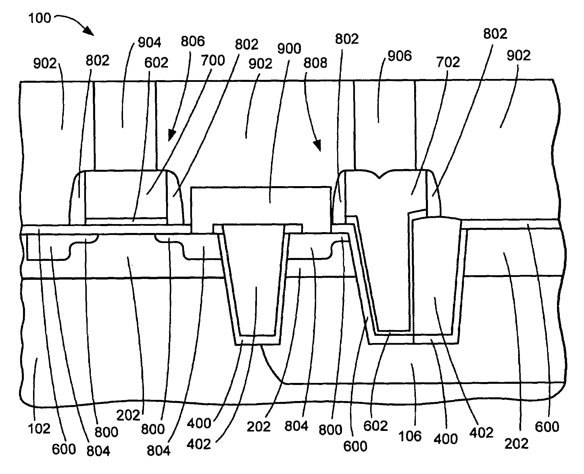 Horizontal TRAM and method for the fabrication thereof
