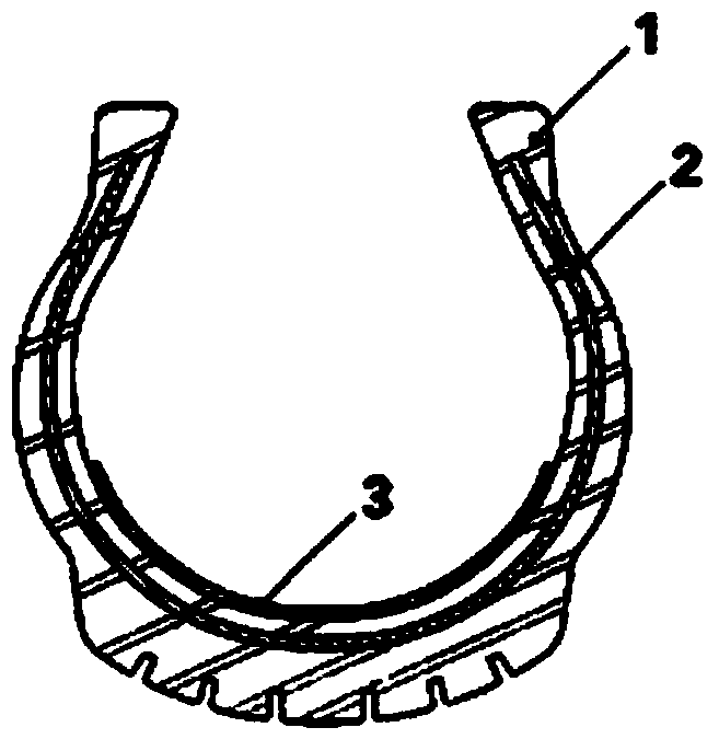 Bullet-proof security tire and manufacturing method of self-sealing polymer material used in bullet-proof security tire