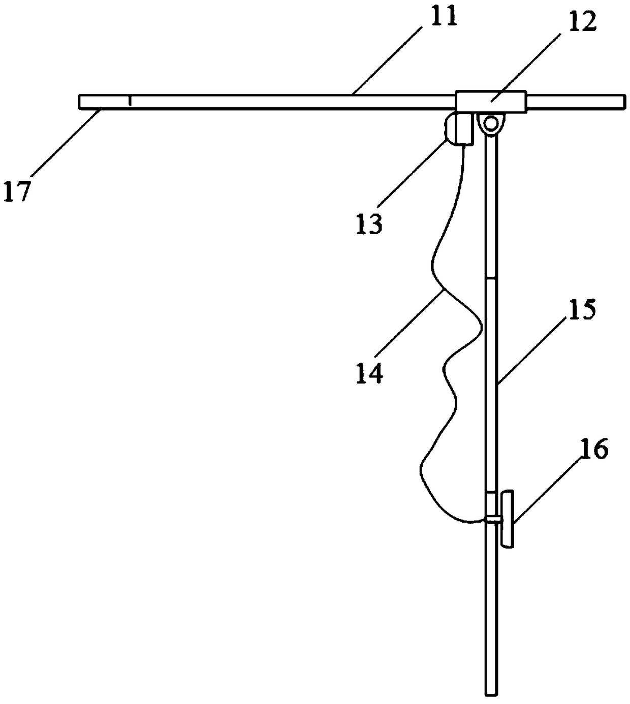 Tandem type partitioned narrow gap temperature detecting device for container stacking