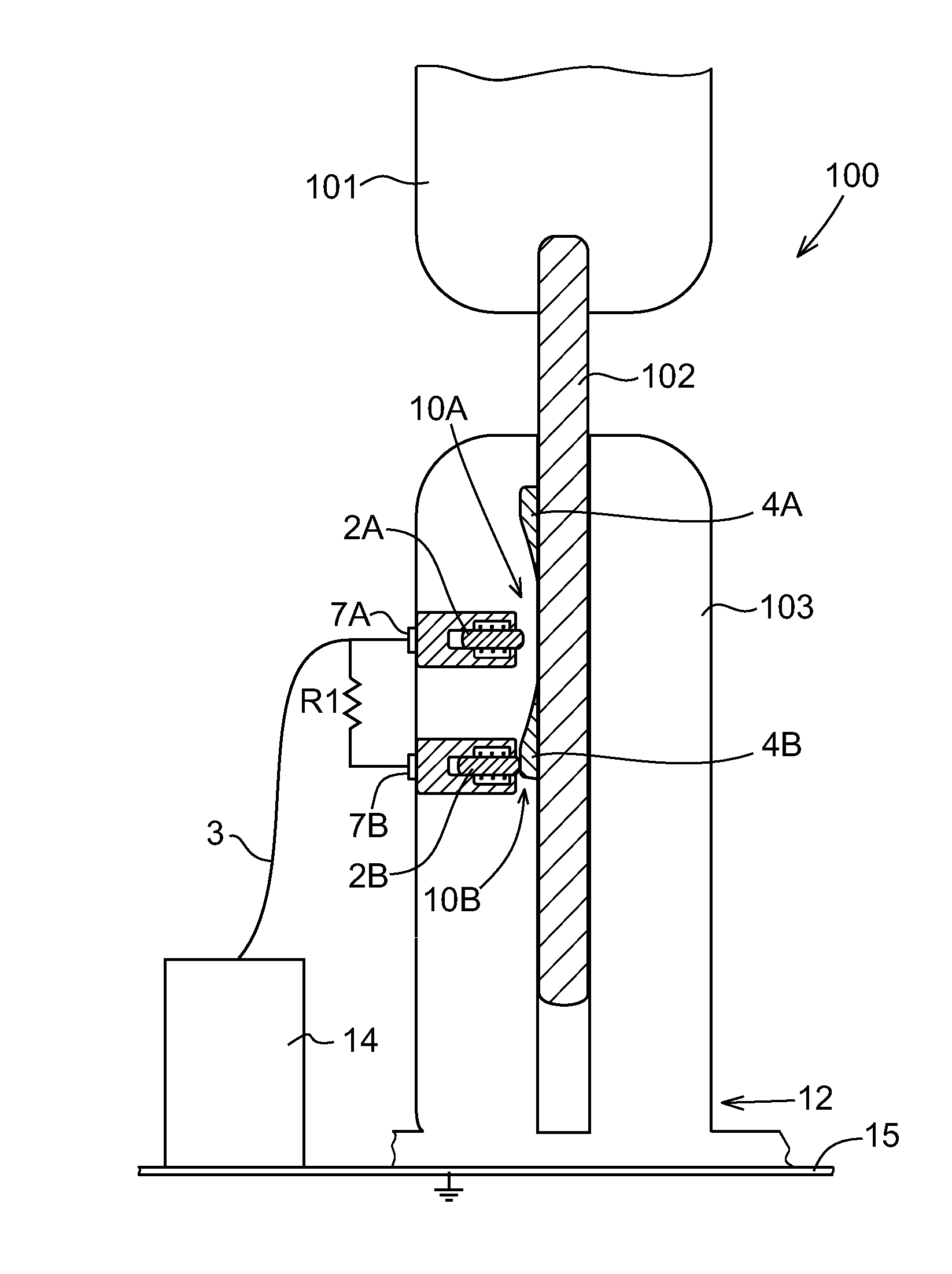 Device for indicating the state of a switching apparatus