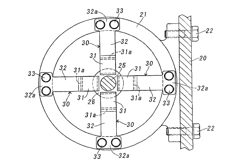 Operation device of shift mechanism in manual transmission