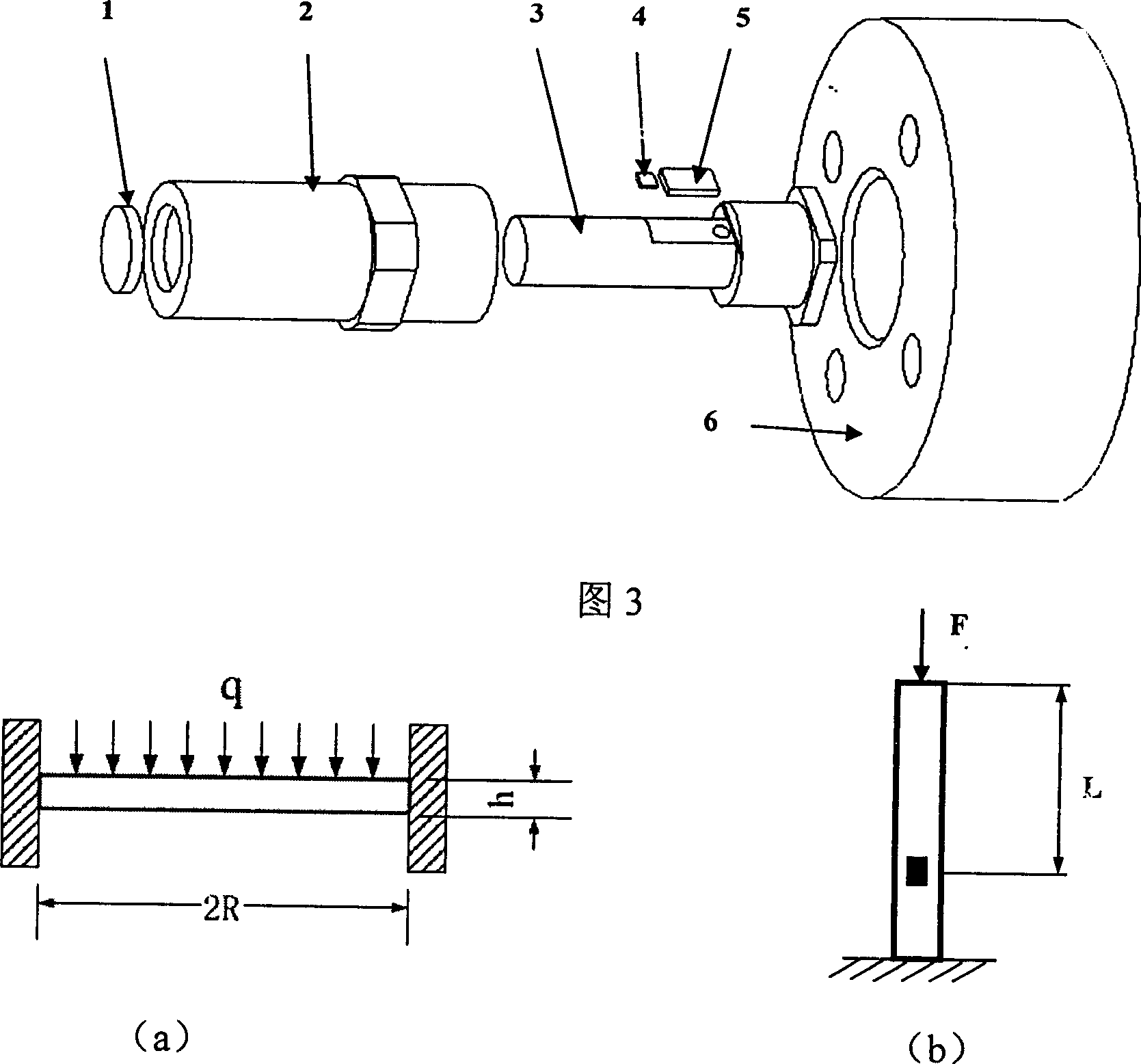 Superhigh pressure dynamic pressure sensor