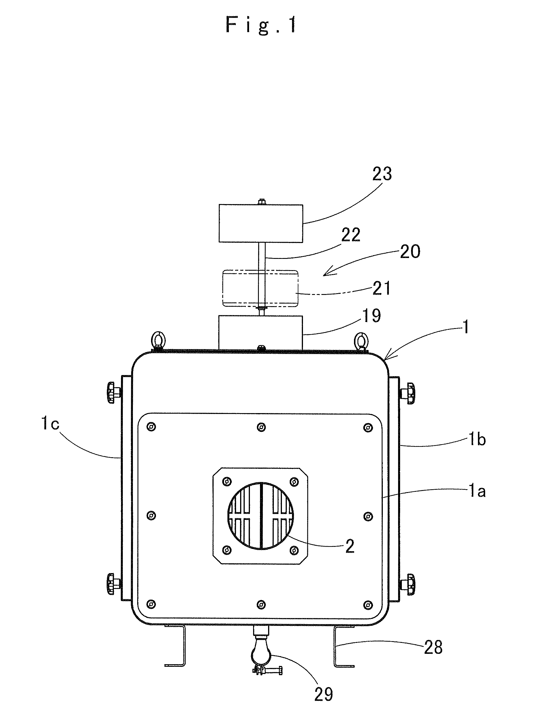 Clog indicating device in a dust collector