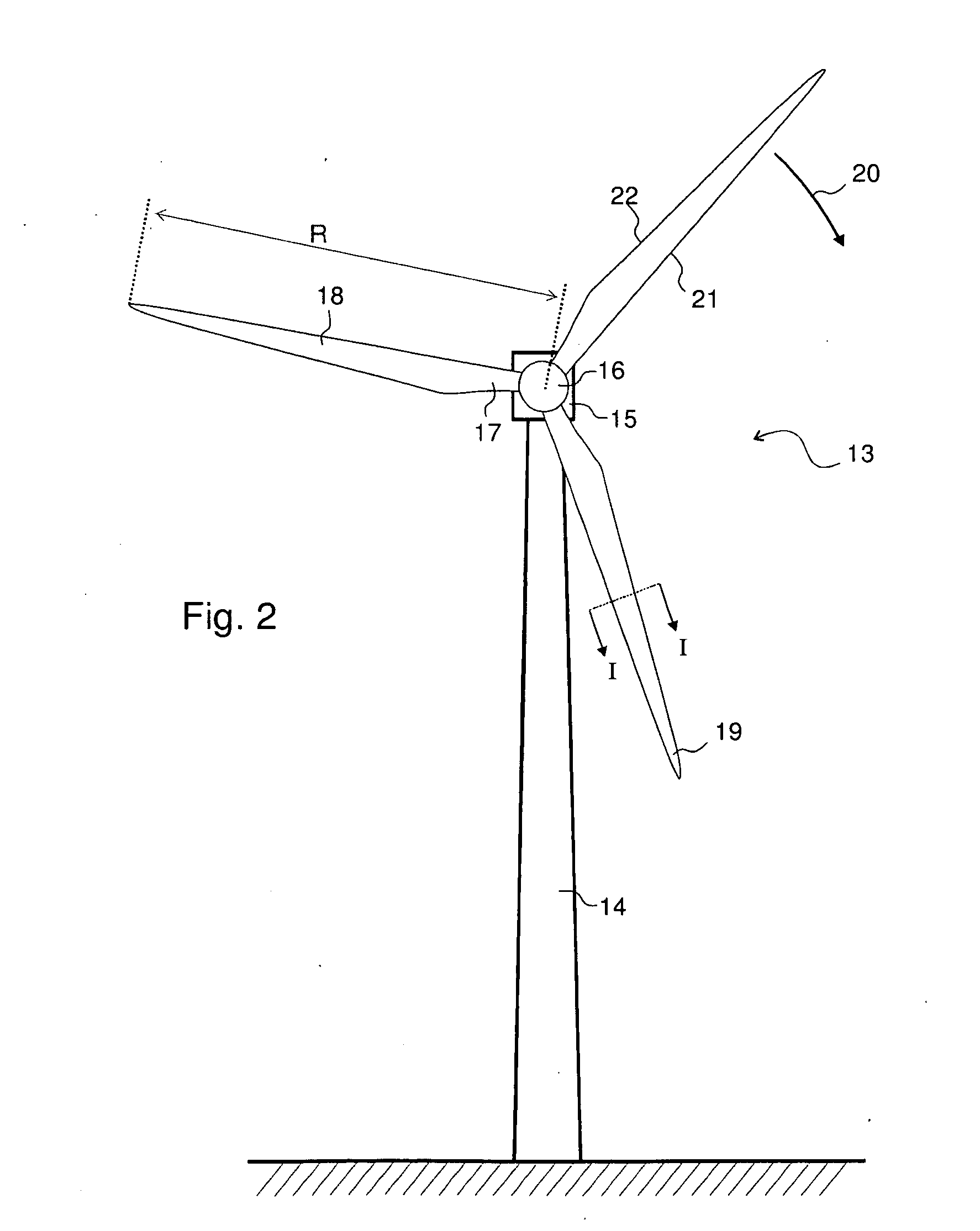 Windturbine with slender blade
