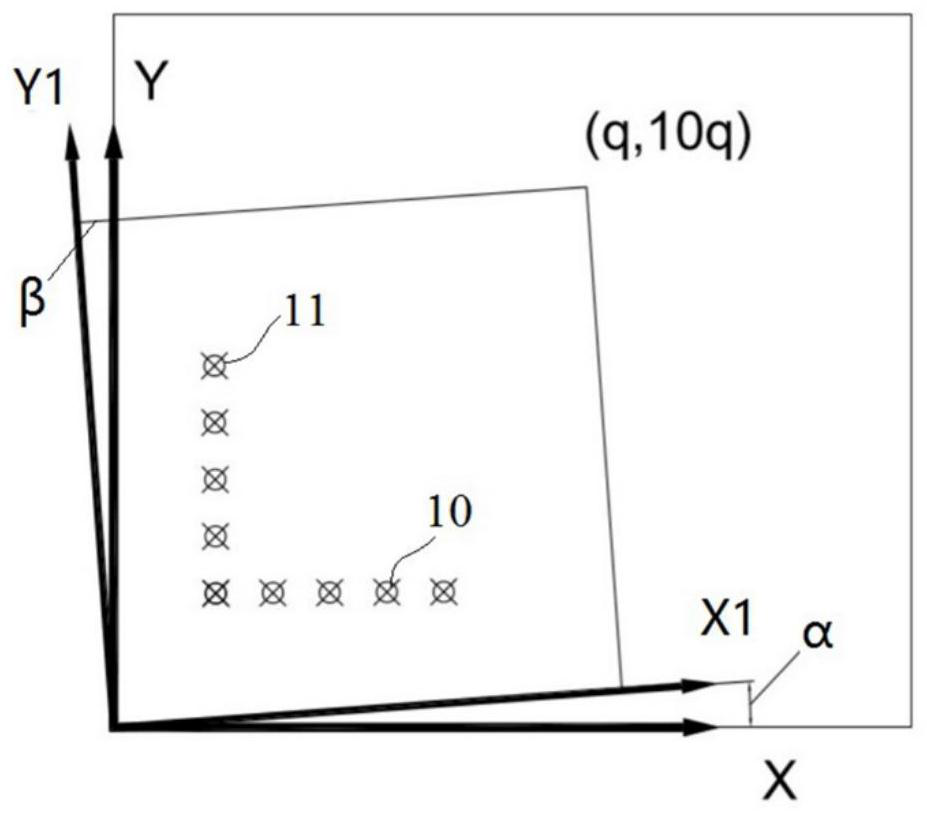 Calibration device and calibration method for assembly included angle of XY-axis linear module