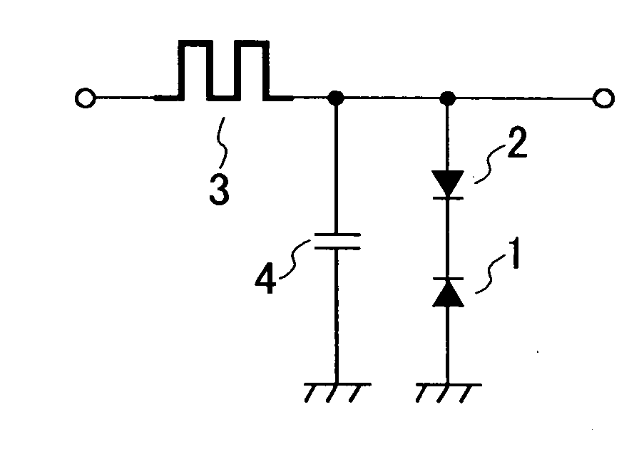 Lightning surge protection circuit and radio-frequency signal processing device having the same