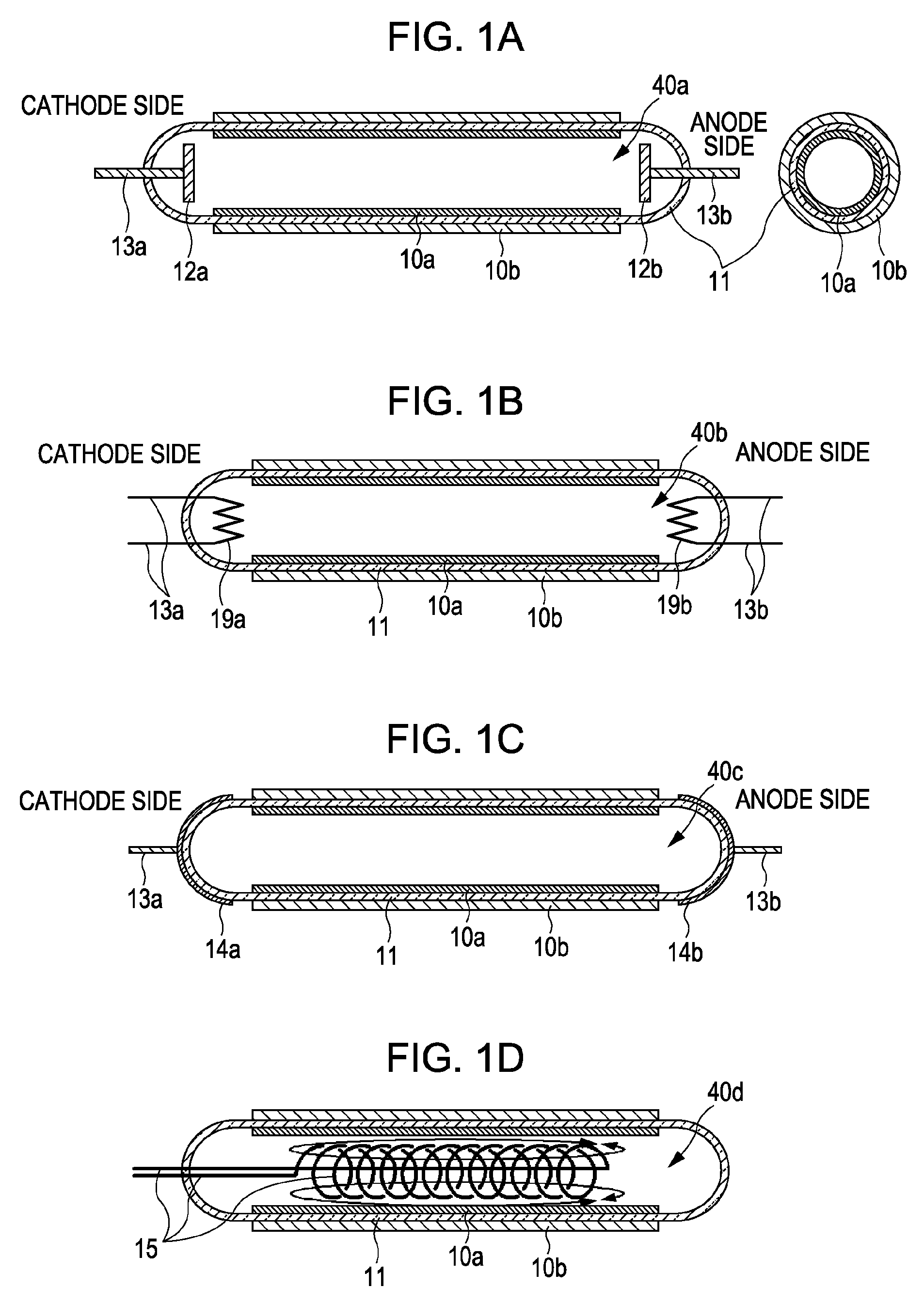 Illuminating device having fluorescent lamp, display apparatus including the same, and light-diffusing film