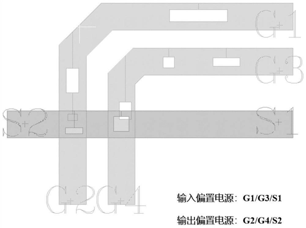 Fanout signal line electric heating simulation method