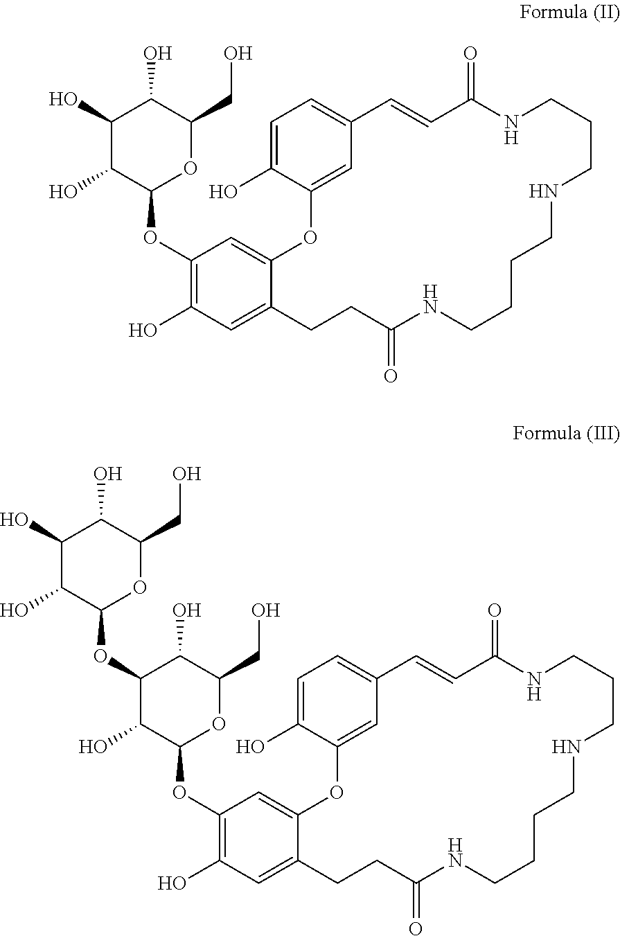 Dicaffeoyl spermidine cyclized derivatives and use thereof