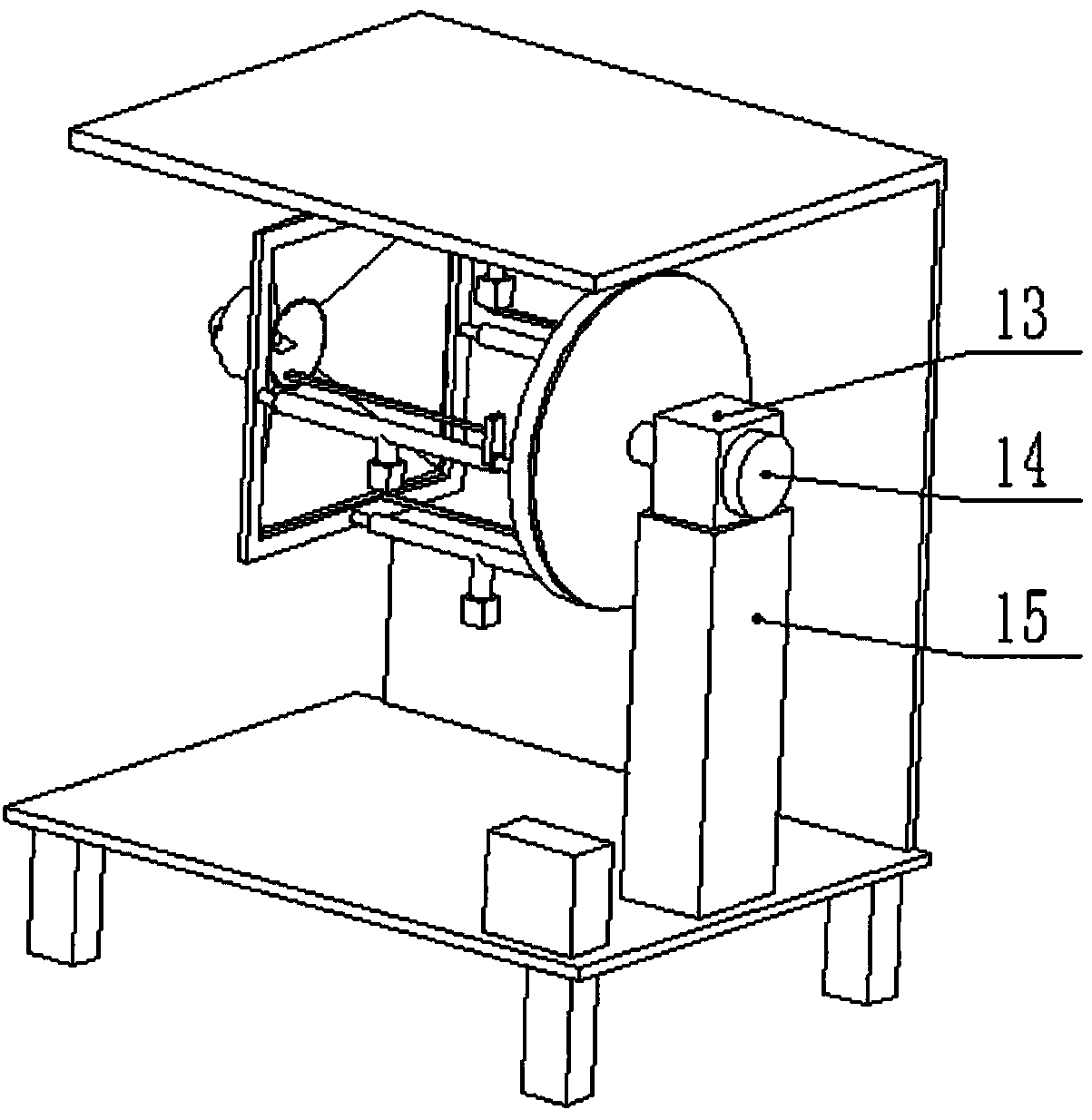 Air drying device for food processing