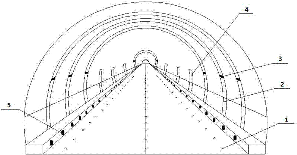 Light-emitting guide system for rural highway tunnels