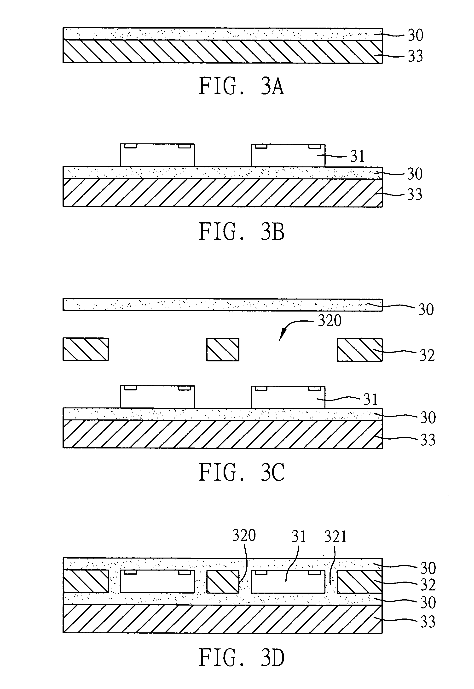 Method of embedding semiconductor chip in support plate and embedded structure thereof