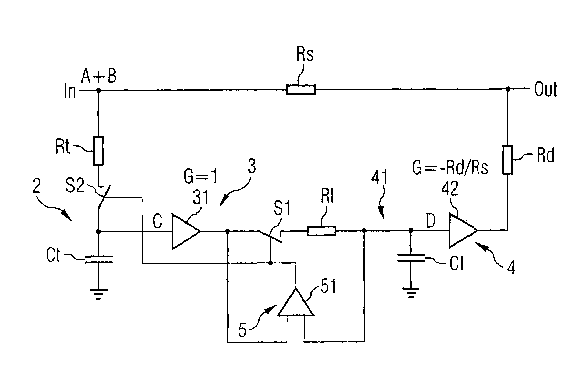 Analog DC compensation