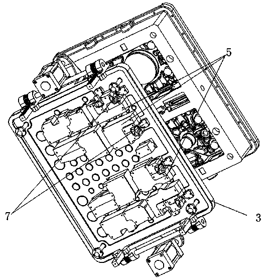 Automatic core pulling mechanism for single cylinder engine inner cavity loose piece