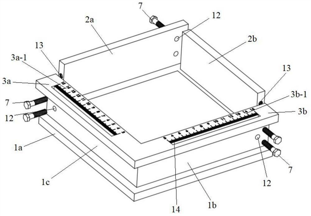 A mold for making rock specimens for adjusting joint angle and position and using method thereof