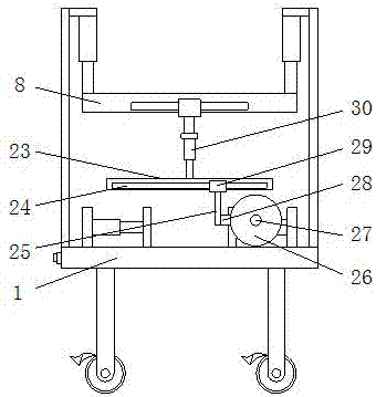 Wood molding processing device