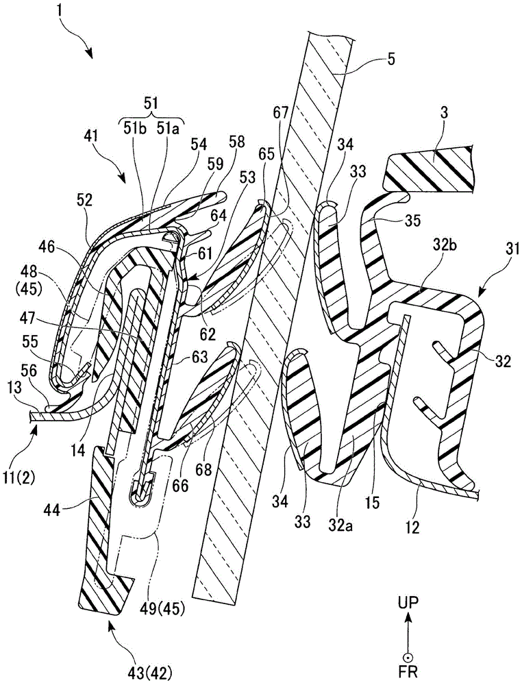 Weather strip construction