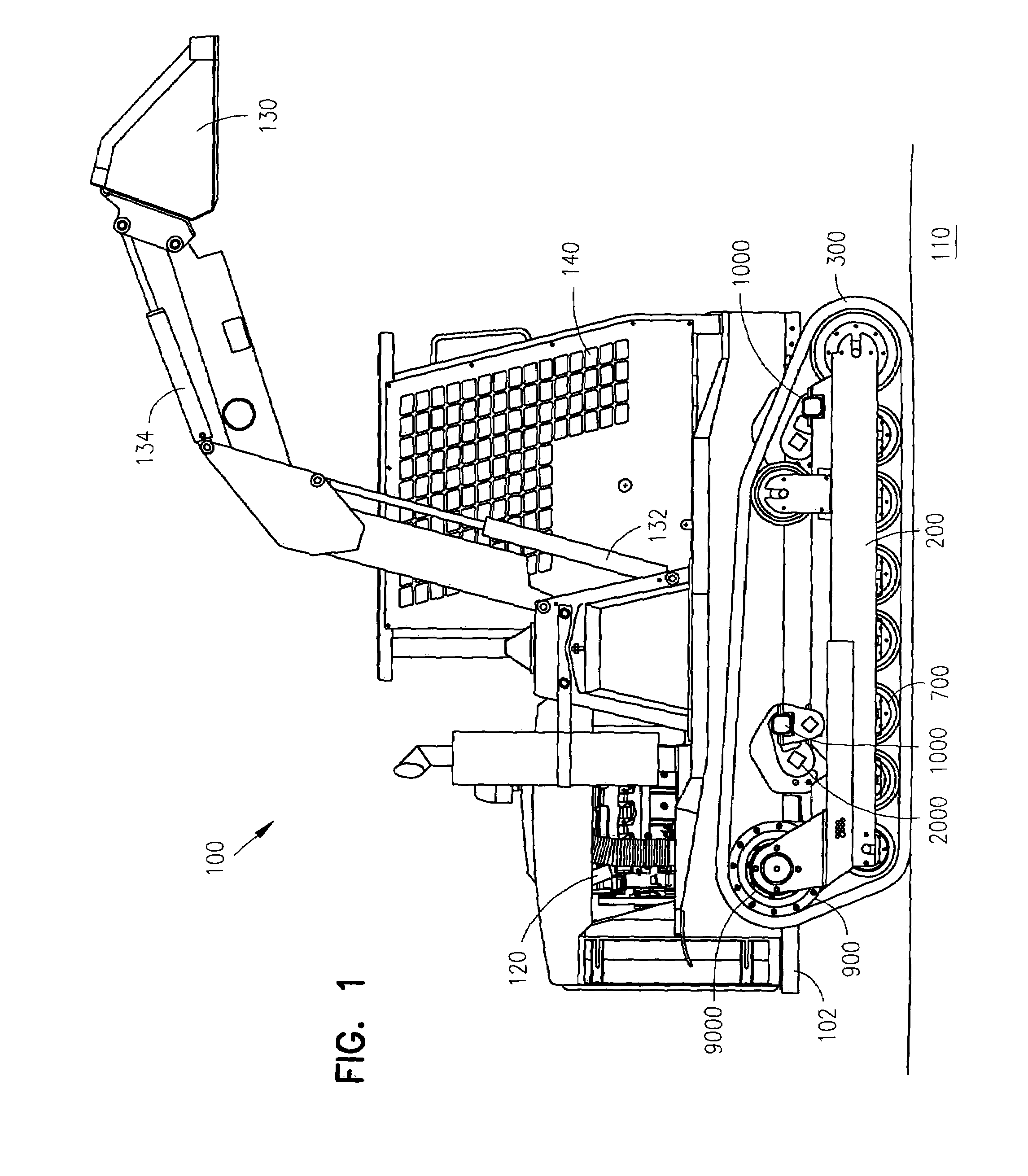 Track and drive mechanism for a vehicle