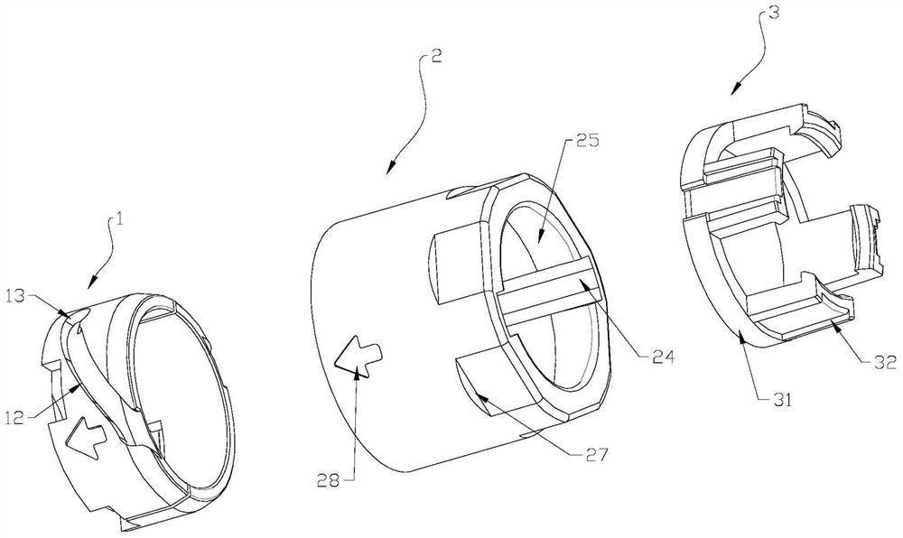 Spiral locking device