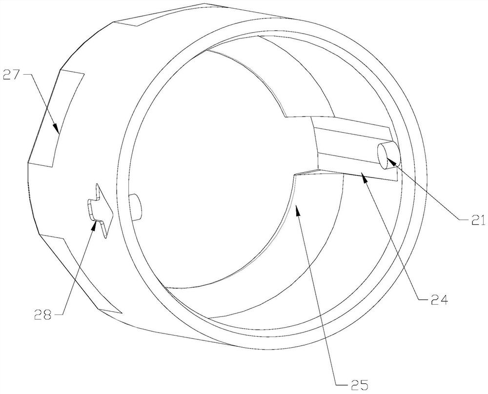 Spiral locking device