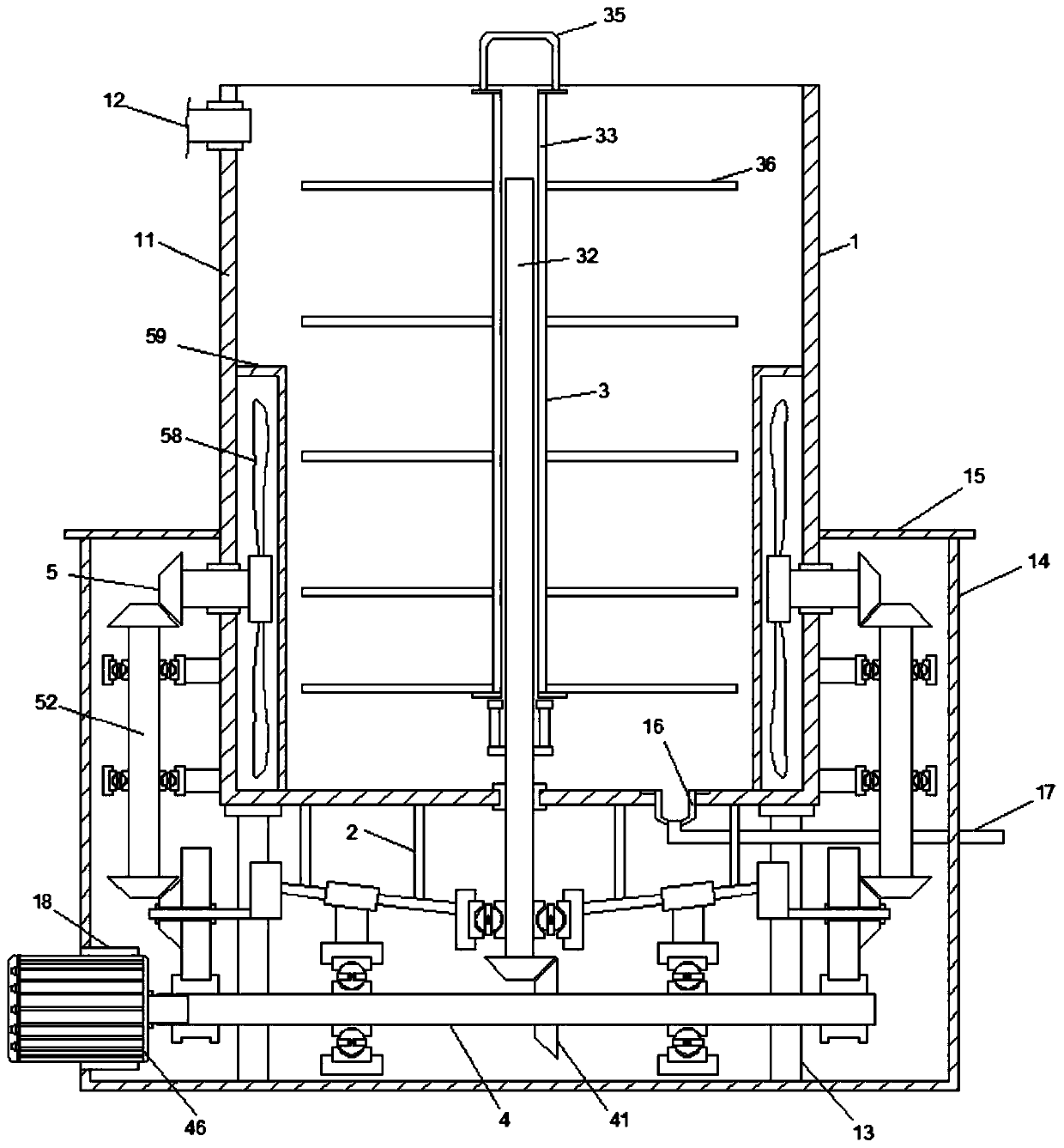 Leather processing device