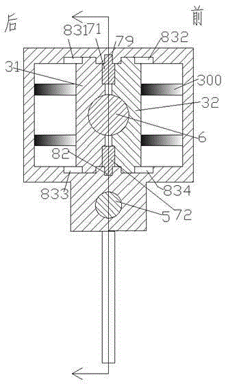 Rapid heat-dissipation type welding gun walking mechanism