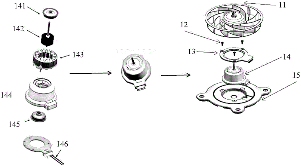 Refrigerator, DC motor and assembling method thereof