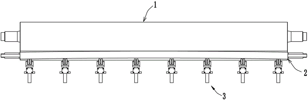 Embossing or calendering device