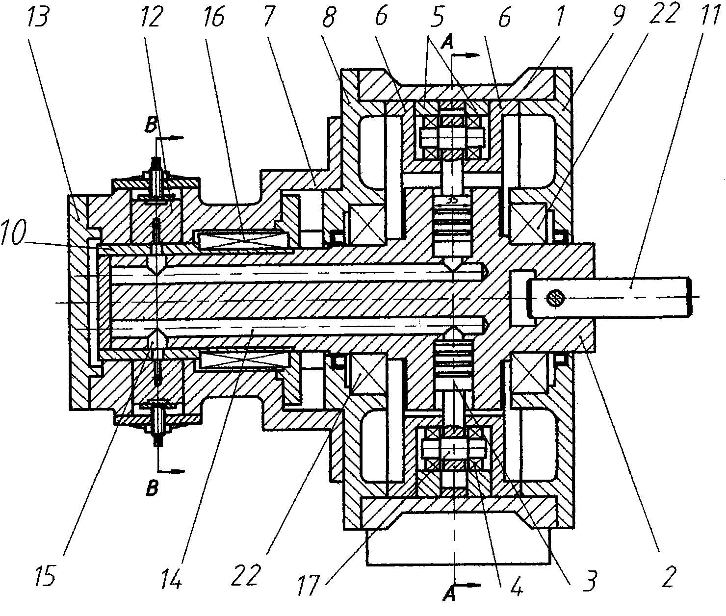 External radial plunger pump of sealing mechanism