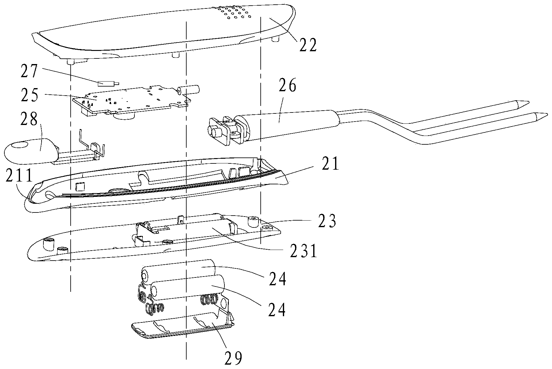 Method and equipment for displaying barbecuing data on handheld equipment