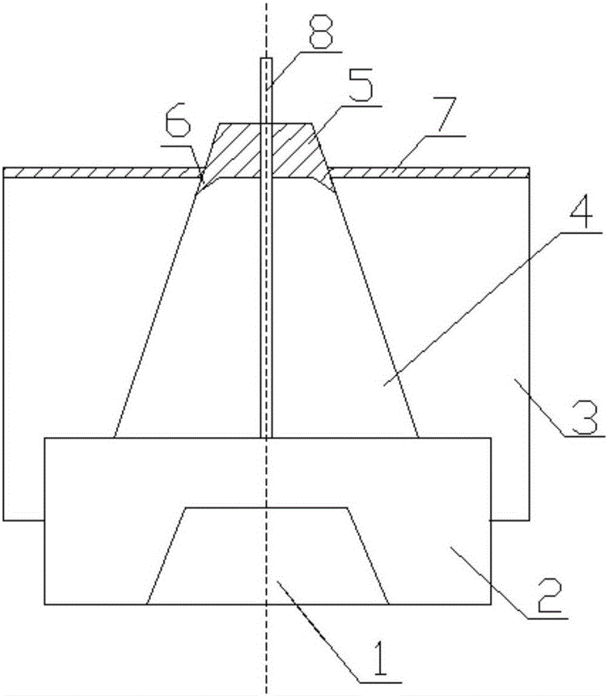 Device capable of eliminating polycrystalline silicon carbon head material