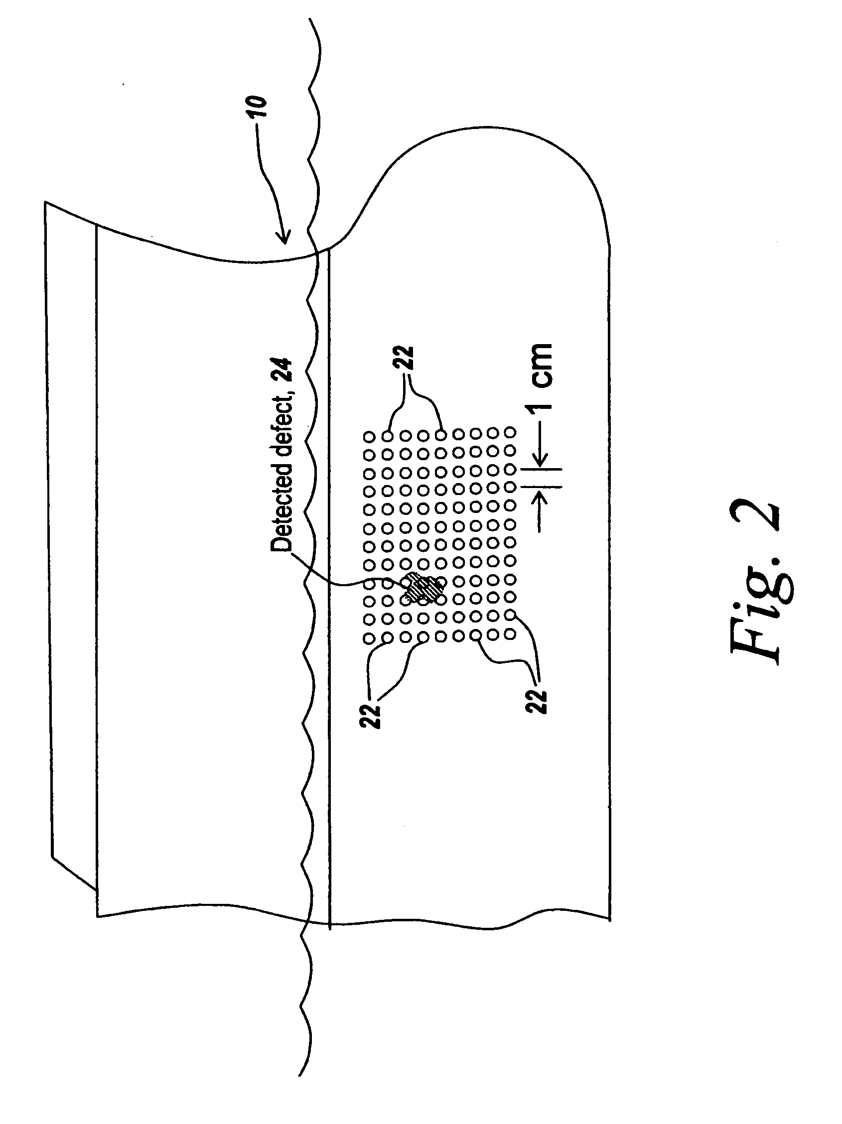 Method and apparatus for performing an ultrasonic survey