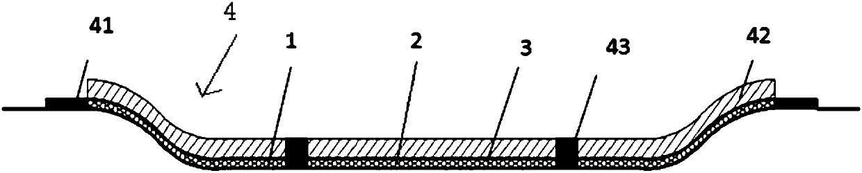 Skirt plate structure of rail traffic vehicle body and forming method of skirt plate structure