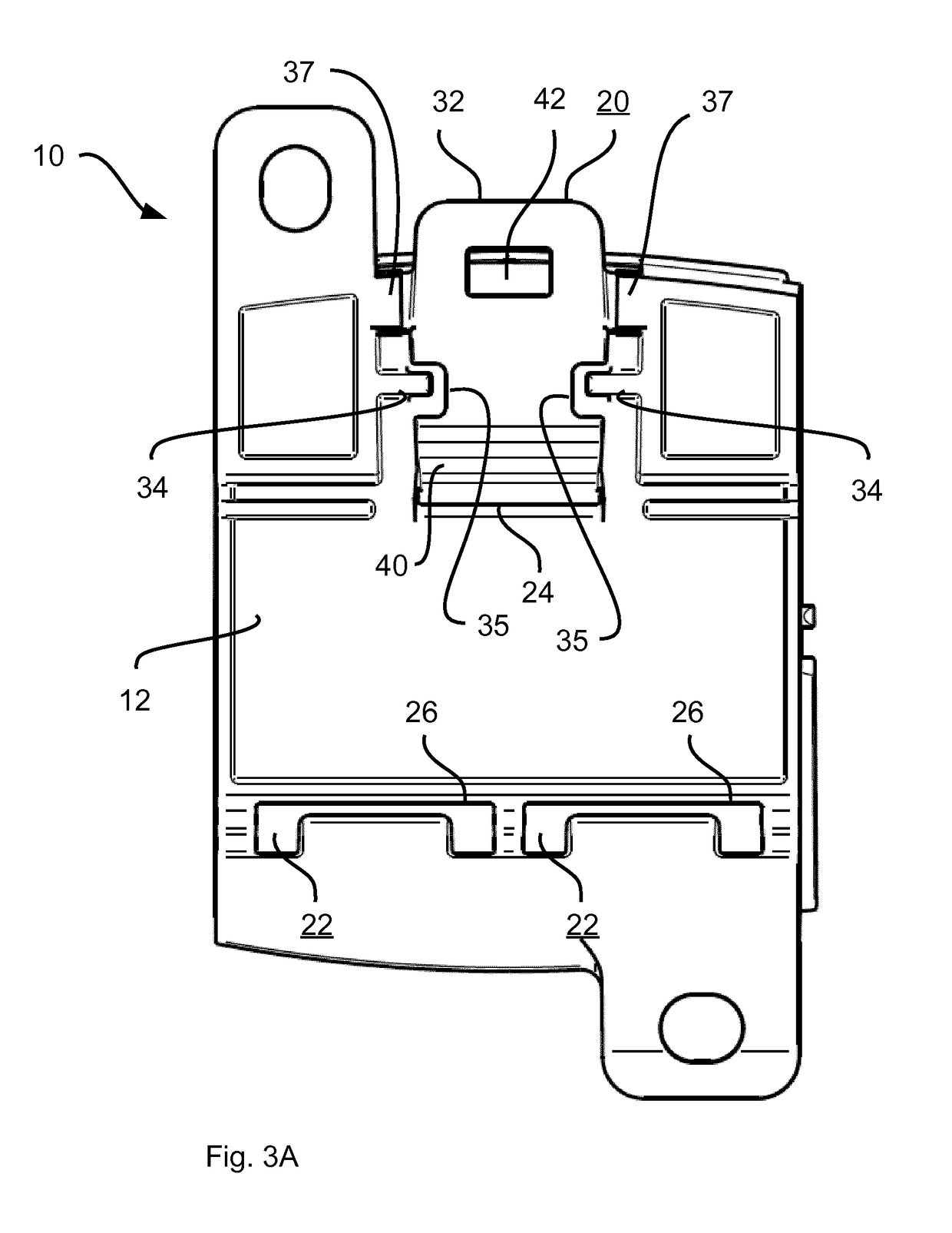 Locking mechanism for an electrical assembly, and assembly comprising a locking mechanism